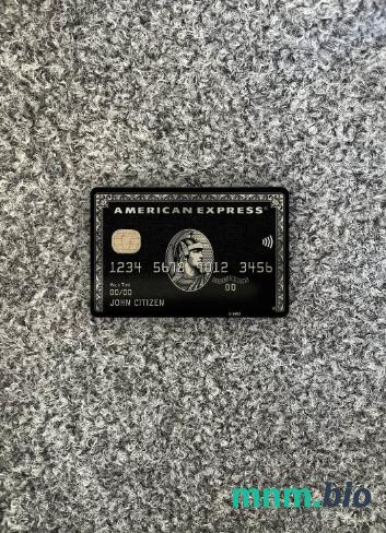 USA PNC bank AMEX black card wygląd fotograficzny skan PSD + zdjęcie